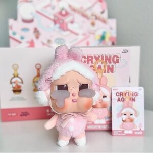 POP MART CRYBABY Crying Again Series - Vinyl Face Plush Bunny